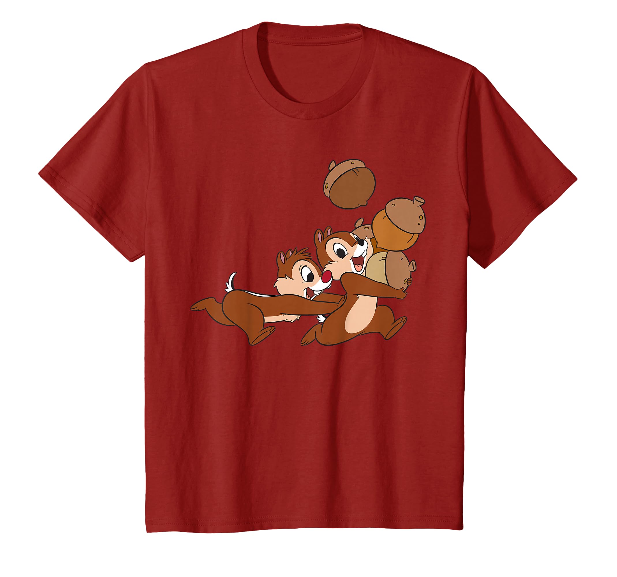 値下★タグ付き 古着★ディズニー チップとデール かわいい Tシャツ Amazon | ディズニー チップ&デール Chipmunks Acorn Run Tシャツ | T